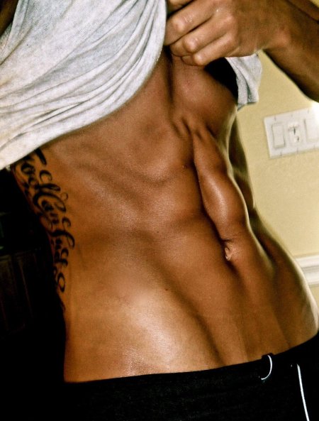 Женский пресс с кубиками