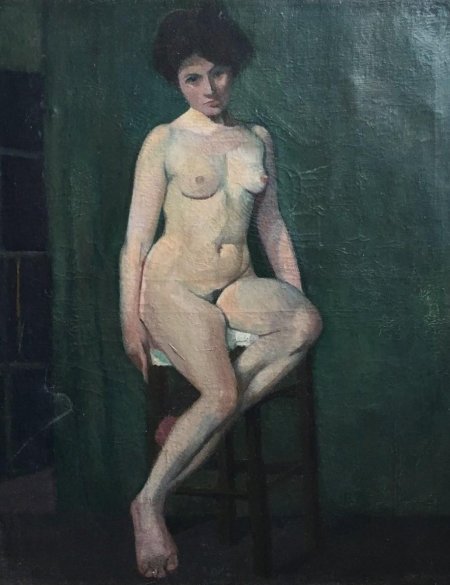 Николай фешин натурщица», 1913, третьяковская галерея