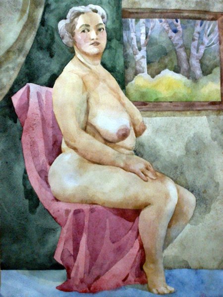 Голые пожилые натурщицы