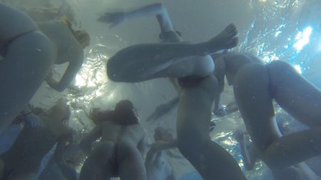 Порно под водой