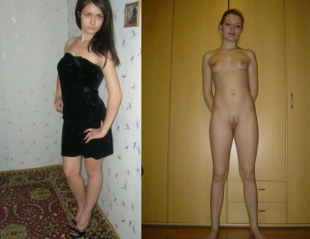 Одетые раздетые девушки