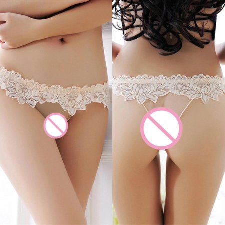 Кружевные полупрозрачные трусики