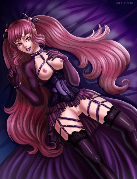 Аниме аристократка вампирша