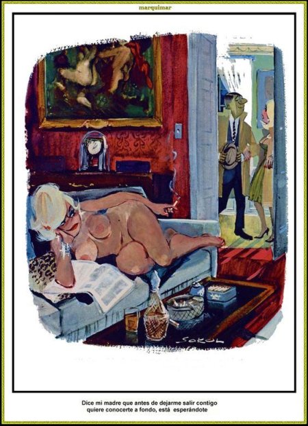 Эротические карикатуры из журнала