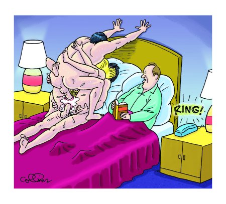 Карикатуры на супругов