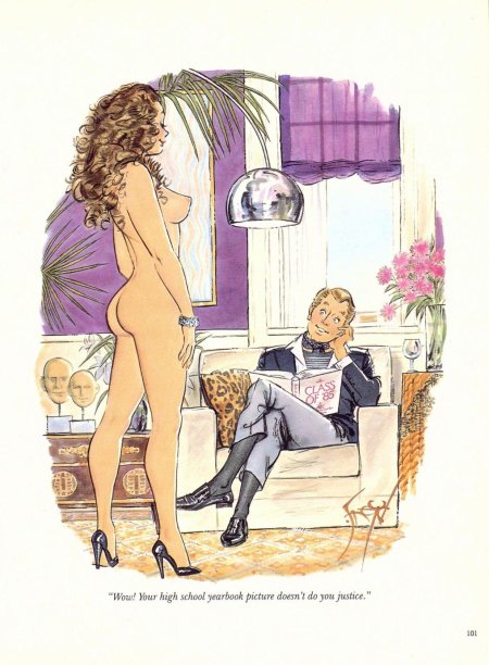 Эротическая карикатура