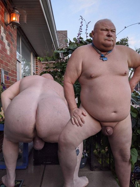 Голые толстые старые мужики