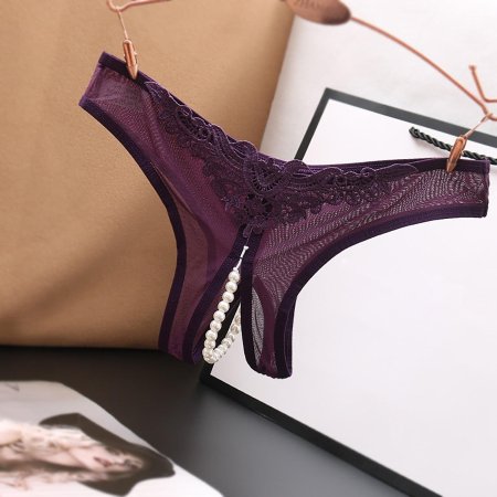 Женские трусики с бусинками