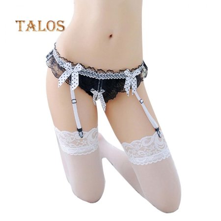 Сексуальный кружевной пояс для чулок