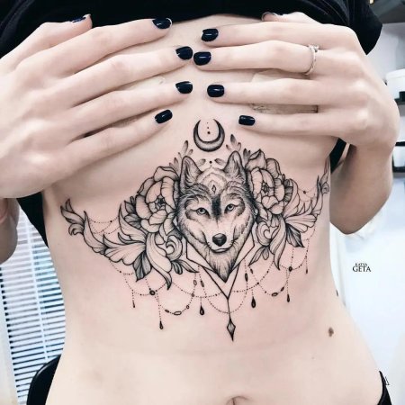 Тату волк