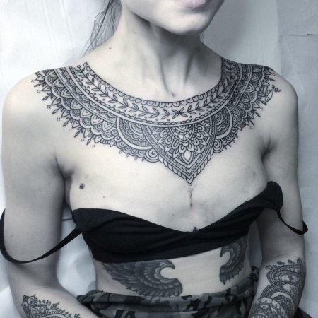 Скандинавские тату для девушек