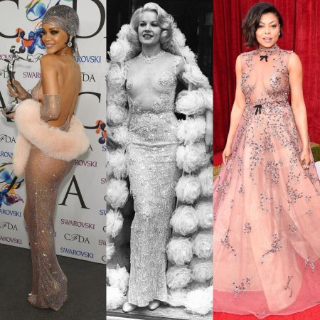 Голое платье рианны