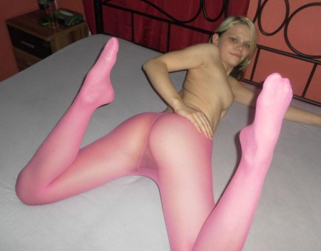 Колготки розовые