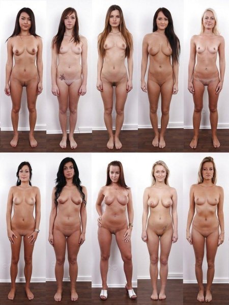 Женщины раздеваются на кастинге