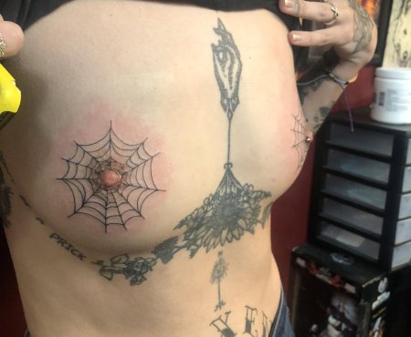 Паутина тату