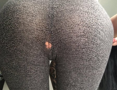 Девушки в леггинсах вагина