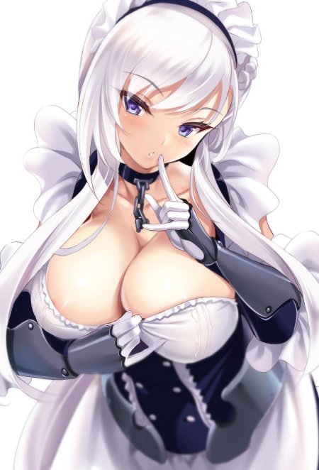 Belfast azur lane горничная сиськи
