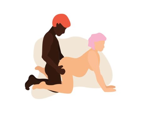 Силуэт беременной женщины