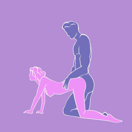 Женщина в позе \ по собачьи\