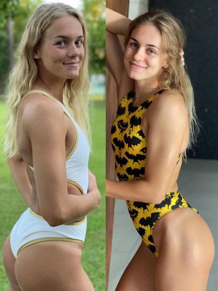 Amalie schmidt в купальнике