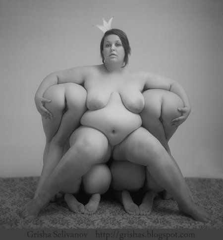Толстая женщина