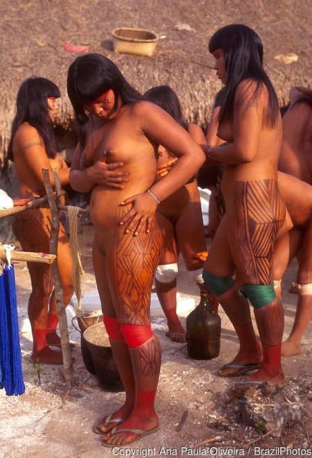 Голые индейцы амазонки