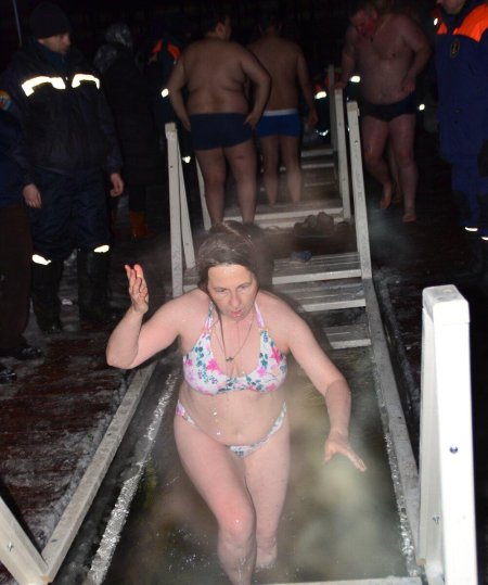 Купание на крещение