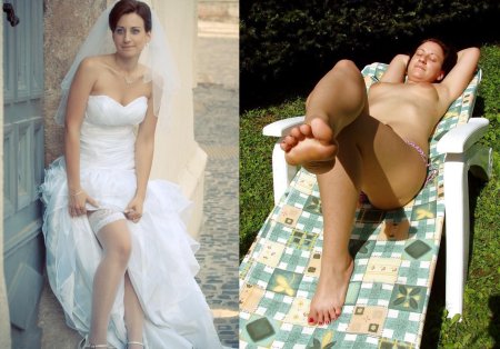 Голые невесты после свадьбы
