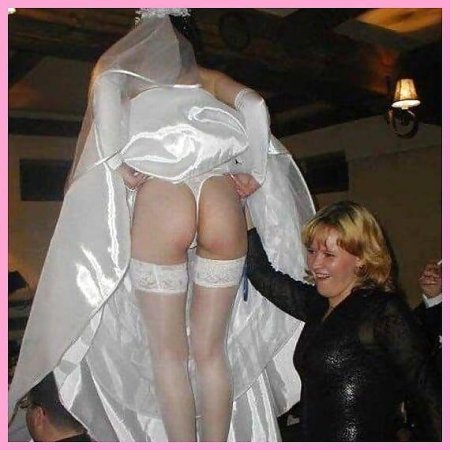 Невеста засветила