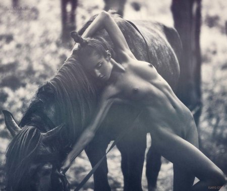 Аркадий курт лошади ню