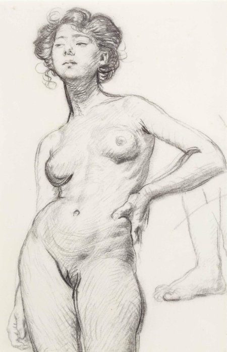 Зарисовки голых женщин
