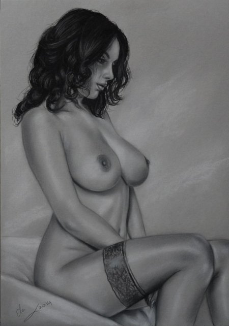 Красивые рисунки голых женщин