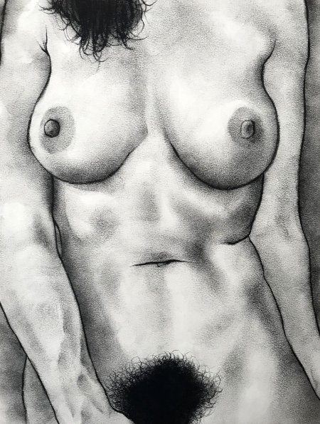 Рисунки карандашом голых женщин