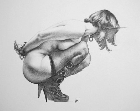 Рисунки карандашом эротика