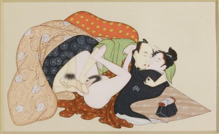 Японская эротическая гравюра сюнга