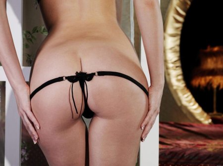 Эротические трусики с бантом