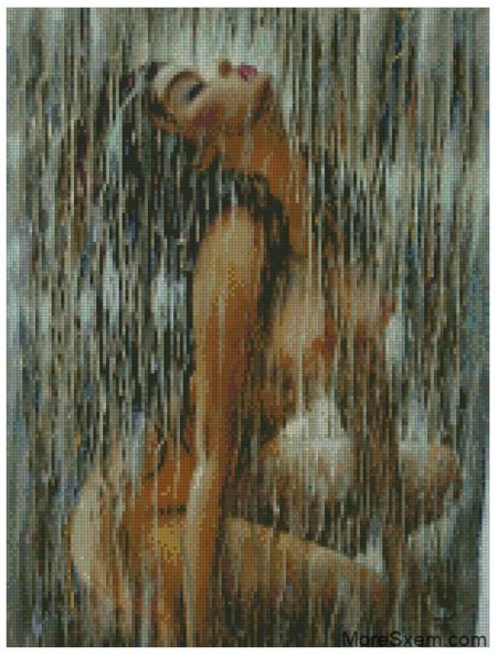 Девушка под дождем