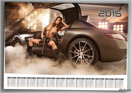 Календарь авто с девушками
