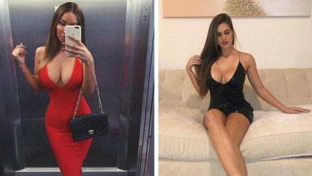 Девушка в обтягивающем платье