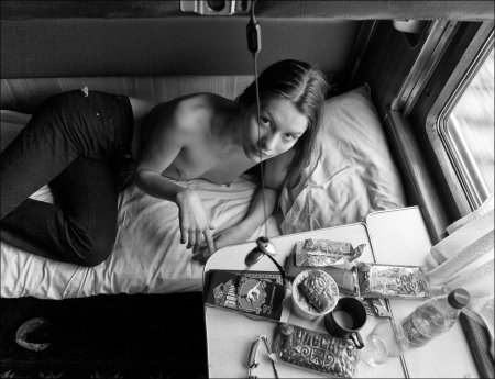 Секс в купе поезда