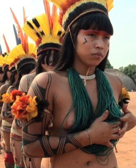 Голые индейцы бразилии