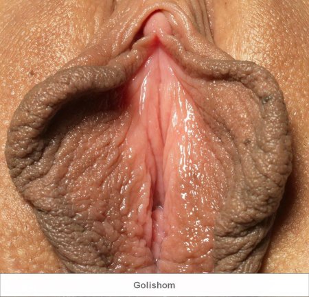 Женский клитор крупным планом