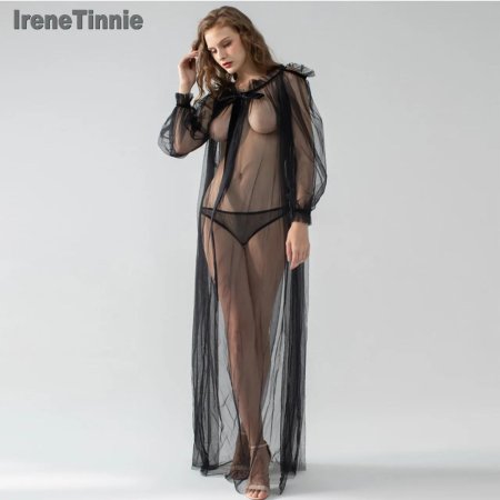 Сексуальное прозрачное платье