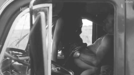 В машине порно