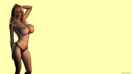 Девушки с большим бюстом 3д