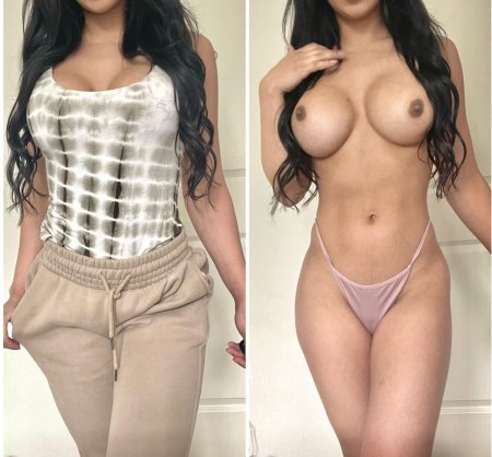 Сначала одетые потом раздетые