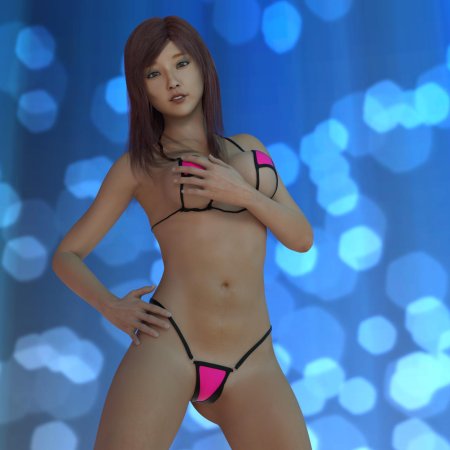 Японки в микробикини