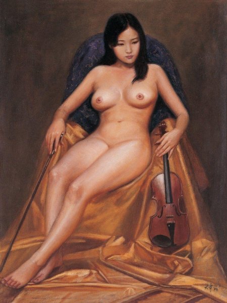 Картина скрипка