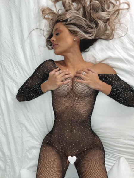 Комбинезон эротический в сетку