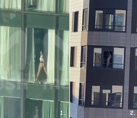 Подсмотрено в окнах небоскребов